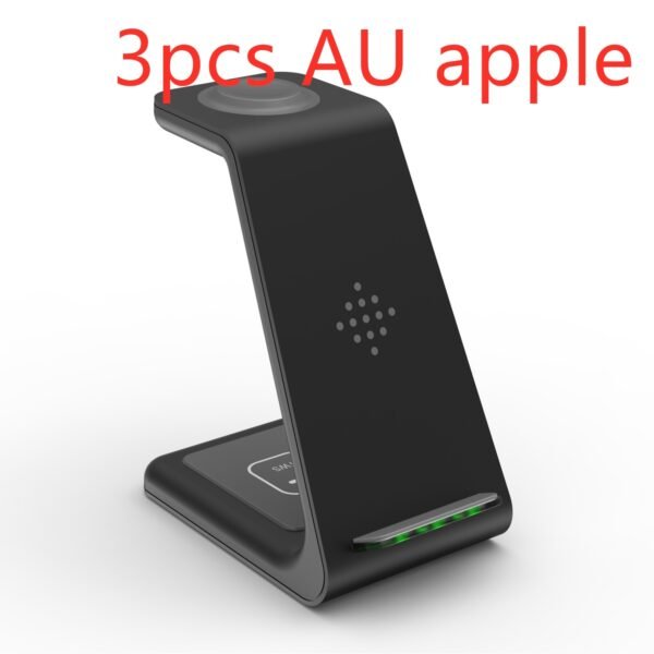 3 In 1 Fast Charging Station Wireless Charger Stand Wireless Quick Charge Dock For Phone Holder - Image 6