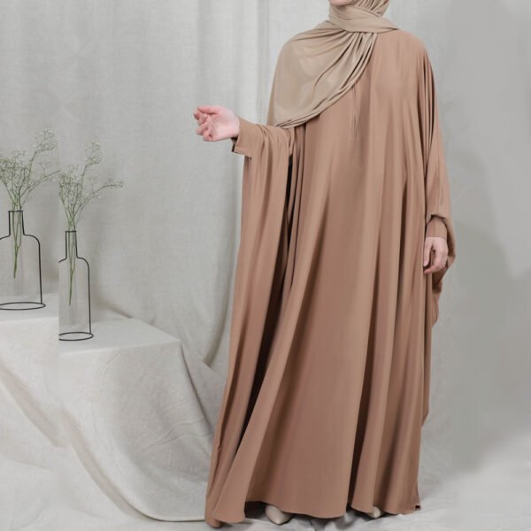 Eid Hooded Muslim Women Hijab Dress Prayer Garment Jilbab Abaya Long Khimar Full Cover Ramadan Gown Abayas Islamic Clothes Niqab - Image 8