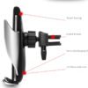 Car Wireless Charger 10W Induction Car Fast Wireless Charging With Car Phone Holder S5 - Image 5
