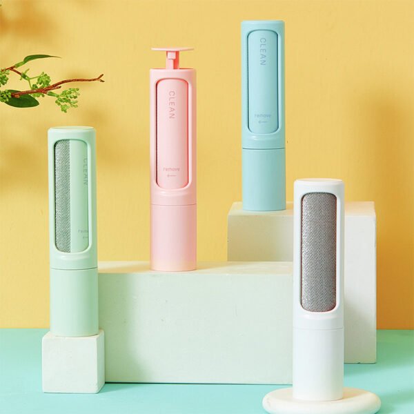 2-in-1 Reusable Pet Hair Remover – Self-Cleaning Lint Brush
