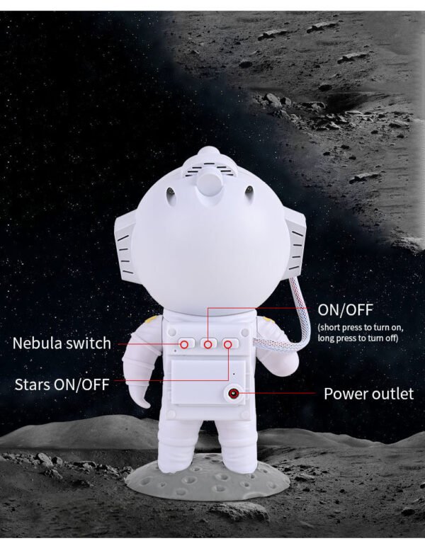 Galaxy Star Projector – Astronaut Night Light & Room Decor - Image 10