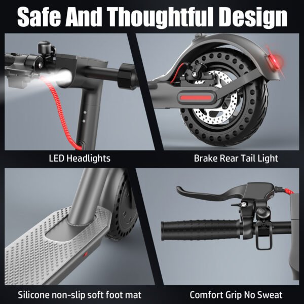 ASKGO Electric Scooter – 350W, 21-Mile Range, Foldable - Image 8