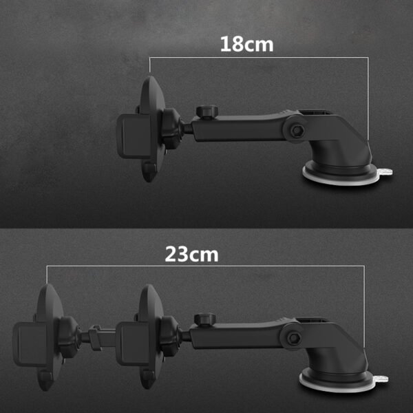 Car Phone Holder – Telescopic Suction Cup Mount - Image 2