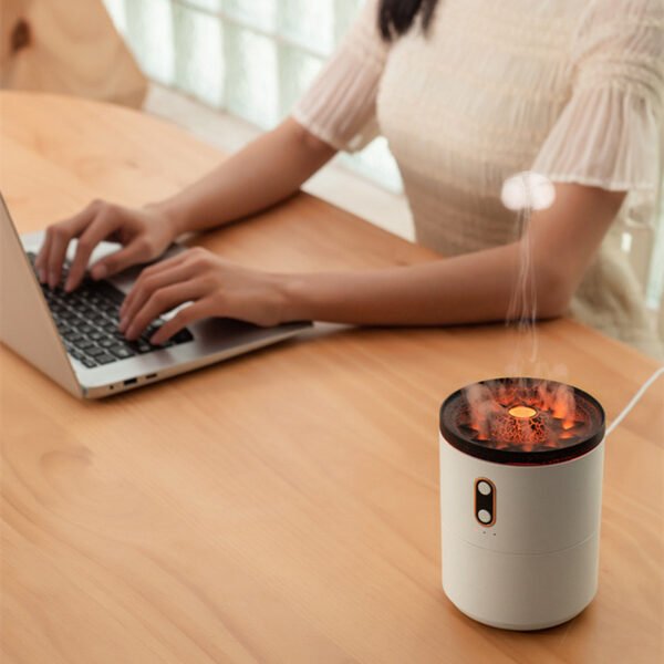 Aroma Flame Diffuser – USB Jellyfish Humidifier Lamp - Image 9