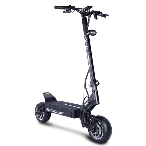 72V Dual Motor Electric Scooter – 11" Tires, Foldable - Image 2