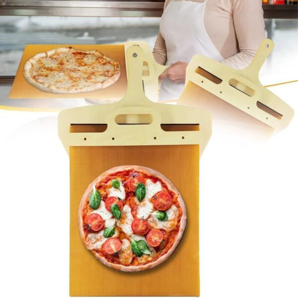 Non-Stick Sliding Pizza Shovel – Kitchen Baking Tool - Image 5