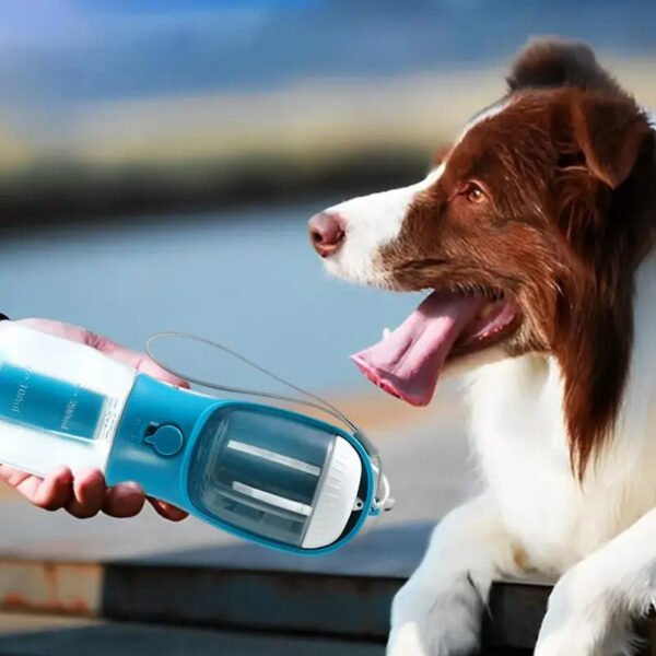 3-in-1 Portable Dog Water Cup – With Food Storage & Waste Bag Dispenser - Image 7