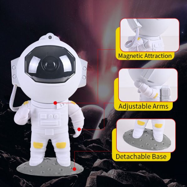 Galaxy Star Projector – Astronaut Night Light & Room Decor - Image 8