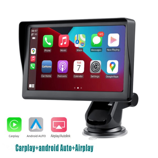 7'' Car Screen – Wireless CarPlay & Navigation Display - Image 7