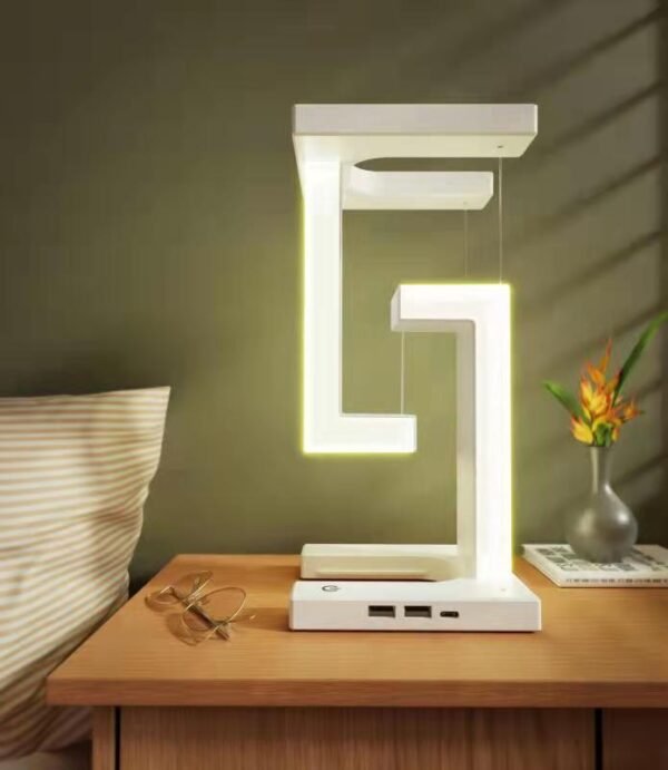 Floating Balance Lamp – Wireless Charging Table Light - Image 3