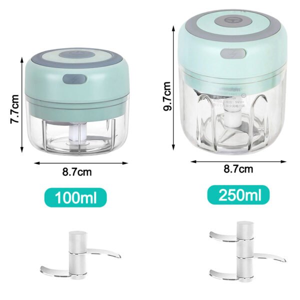 Mini Electric Garlic Chopper – USB Rechargeable Crusher - Image 6