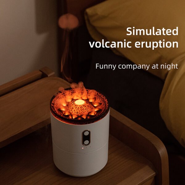 Aroma Flame Diffuser – USB Jellyfish Humidifier Lamp - Image 6