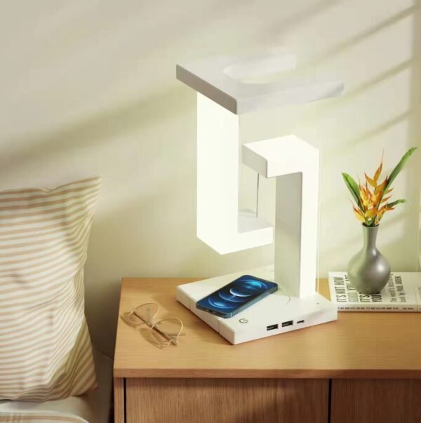 Floating Balance Lamp – Wireless Charging Table Light - Image 2