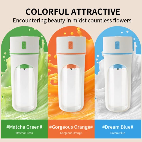 USB Rechargeable Electric Juicer – Portable Fruit Blender - Image 2