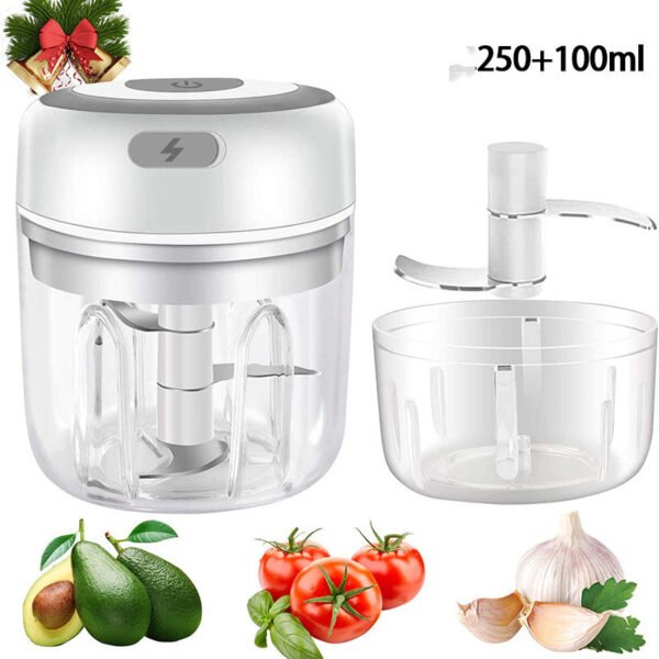 Mini Electric Garlic Chopper – USB Rechargeable Crusher - Image 2