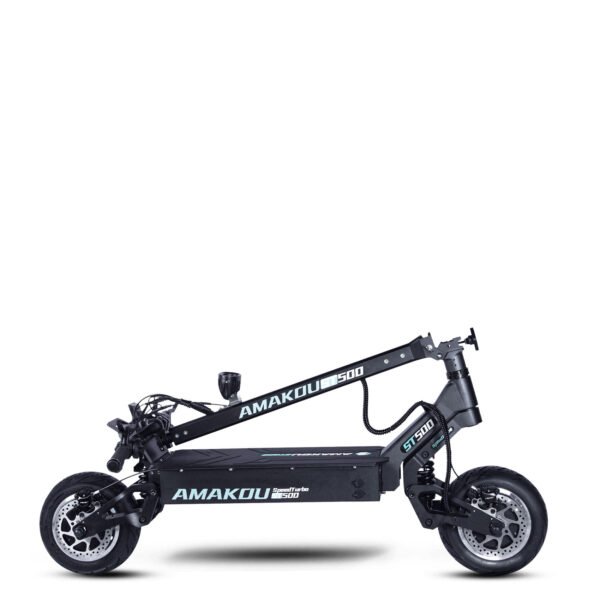 72V Dual Motor Electric Scooter – 11" Tires, Foldable - Image 4