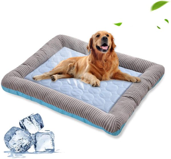 Pet Cooling Pad – Ice Silk Summer Bed for Dogs & Cats