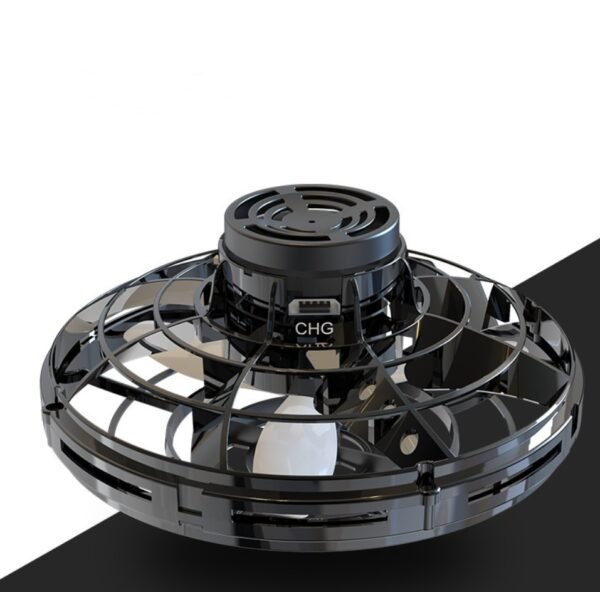 Mini LED Flying Spinner Drone – Fingertip UFO Toy for Kids - Image 3