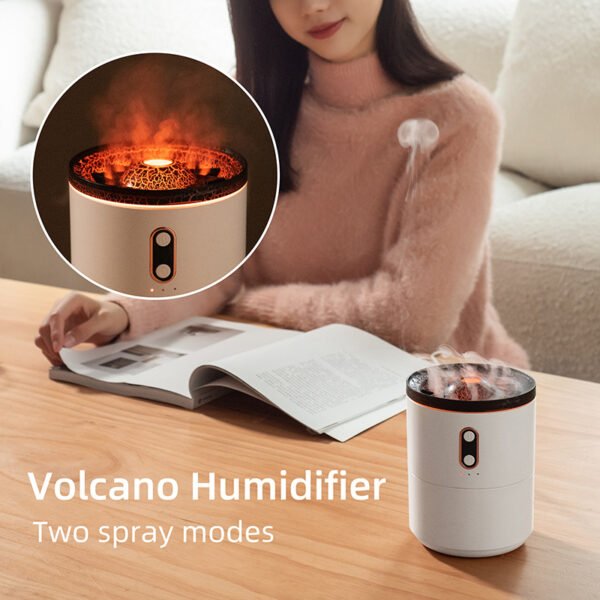 Aroma Flame Diffuser – USB Jellyfish Humidifier Lamp - Image 5