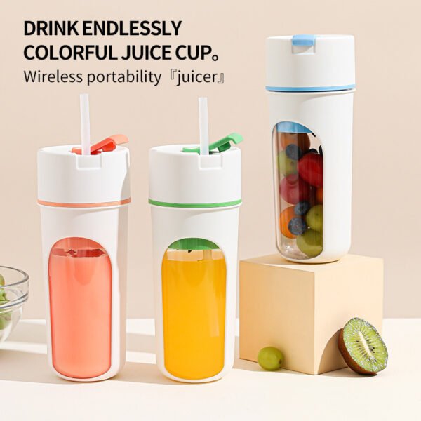 USB Rechargeable Electric Juicer – Portable Fruit Blender