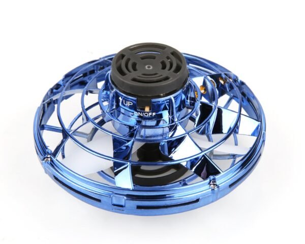 Mini LED Flying Spinner Drone – Fingertip UFO Toy for Kids - Image 5