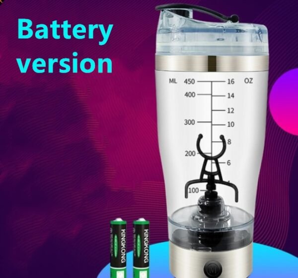Electric Protein Shake Bottle – USB Rechargeable Blender Cup - Image 8
