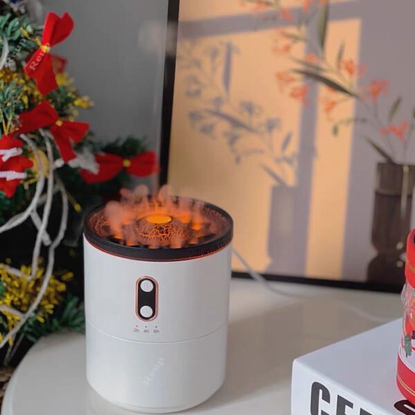 Aroma Flame Diffuser – USB Jellyfish Humidifier Lamp - Image 2