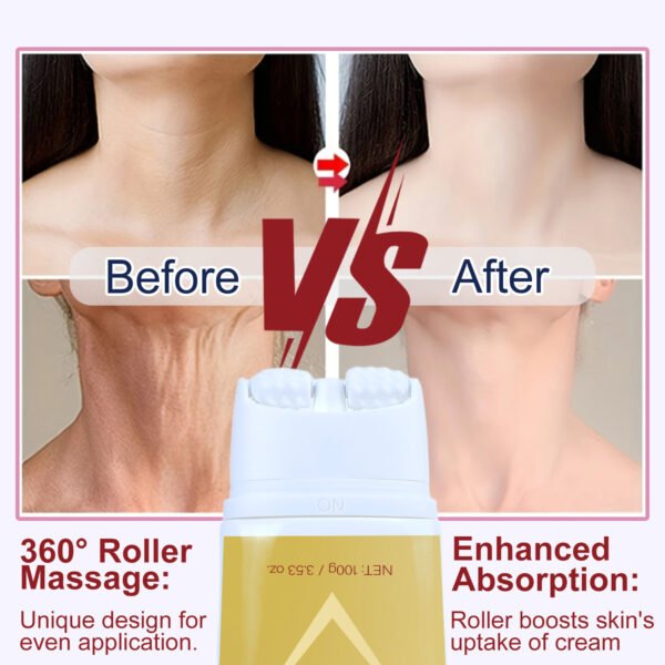 Neck Firming Roller Cream – Lifting & Nourishing Skincare - Image 4