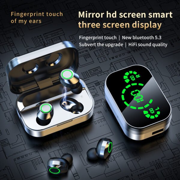 YD03 TWS Wireless Earbuds with LED Display