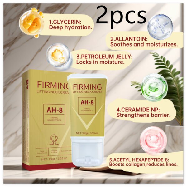 Neck Firming Roller Cream – Lifting & Nourishing Skincare - Image 2