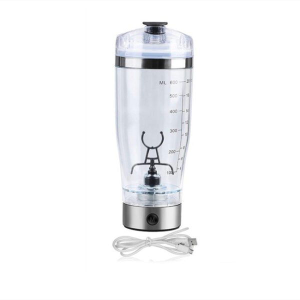 Electric Protein Shake Bottle – USB Rechargeable Blender Cup - Image 5