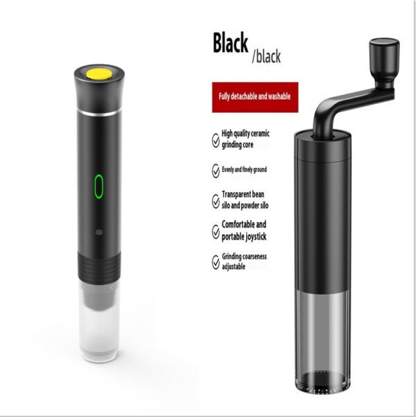 3-in-1 Portable Electric Coffee Grinder & Espresso Maker - Image 4