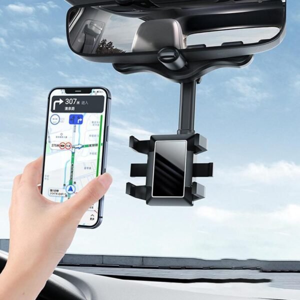 60° Mirror Phone Holder – Universal Car Mount - Image 10