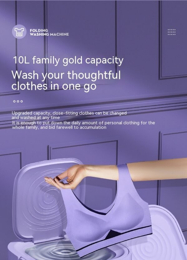 Smart Mini Washer for Daily Essentials - Image 2